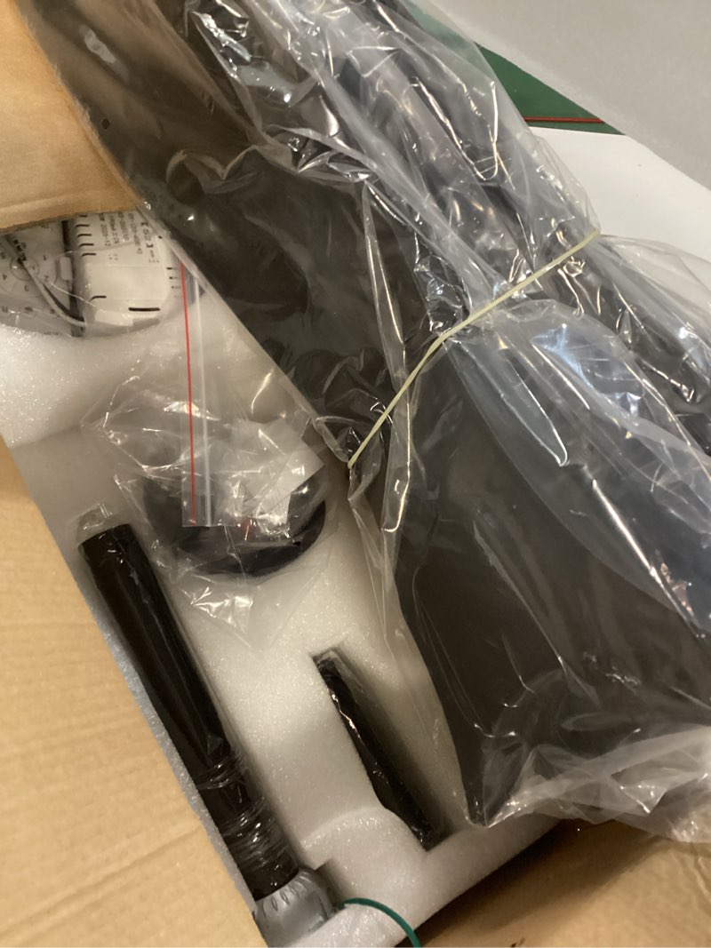 Condition photo showing Good Condition for Ceiling Fan Without Light: 52 Inch Outdoor Fan for Patios - Black Ceiling Fan No Light Indoor - Modern 3 Blade Fan with Remote APP Control Reversible 6 Speed Noiseless