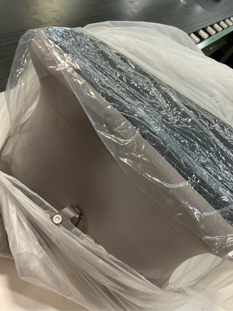 Condition photo showing As Is for myfamirea memory foam ergonomic wedge pillow for adults - prone pillow for bed sleeping, reading, memory foam ergonomic cushion for back support, sitting up and back pain, with removable cover (gray)