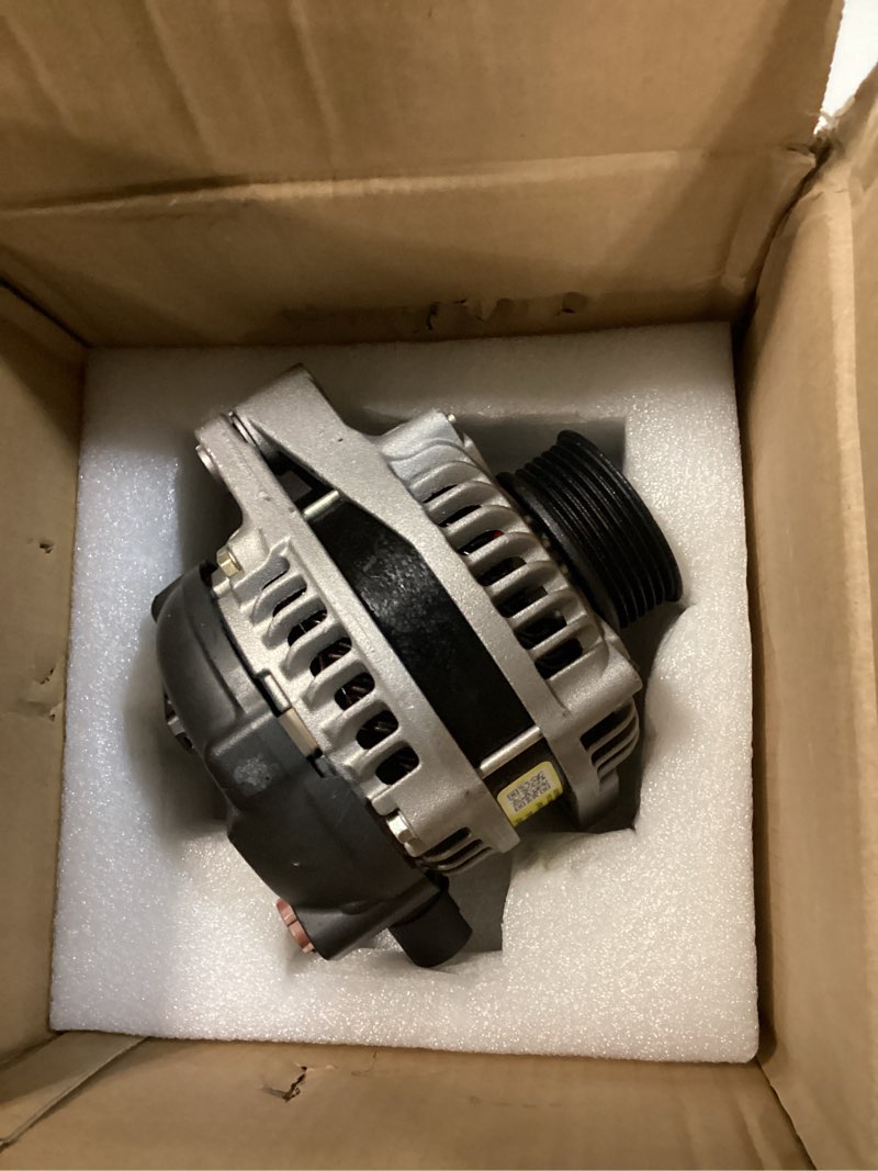 Condition photo showing As Is for autoround alternator compatible with honda civic 2006 2007 2008 2009 2010 2011, l4 1.8l, 80a 12v cw 7-groove pulley, replace# 31100rnaa01 11176n 31100rnaa012m2