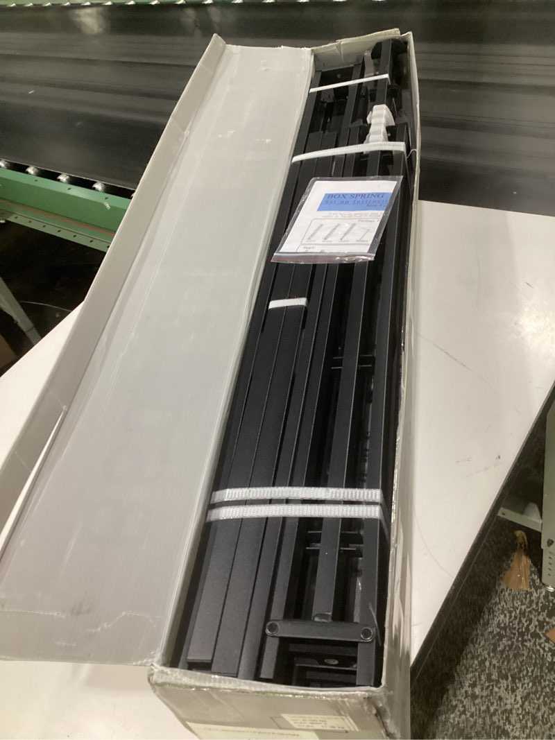 Condition photo showing Good Condition for box spring queen - 3 inch heavy duty low profile metal queen box springs for bed, mattress foundation, easy assembly,easy clean cover queen 3-inch height