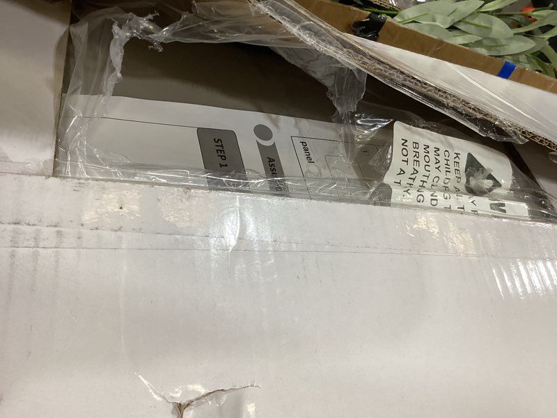 Condition photo showing Good Condition for wall-mounted upholstered headboard panels, light gray faux leather, 24x12 inches, pack of 9 – diy adjustable soundproof padding for queen and king beds, modern accent wall décor 9 light gray