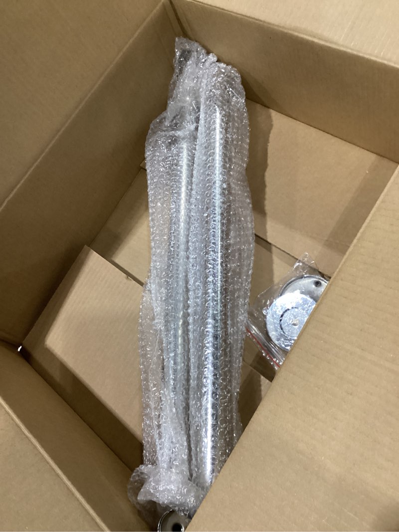 Condition photo showing Good Condition for 2 pack 24 inch shower grab bar, imomwee chrome stainless steel bathroom grab bar handle, bathroom shower balance bar,safety hand rail support,handicap elderly senior assist bath handle(1.25" diameter) 24 inch chrome