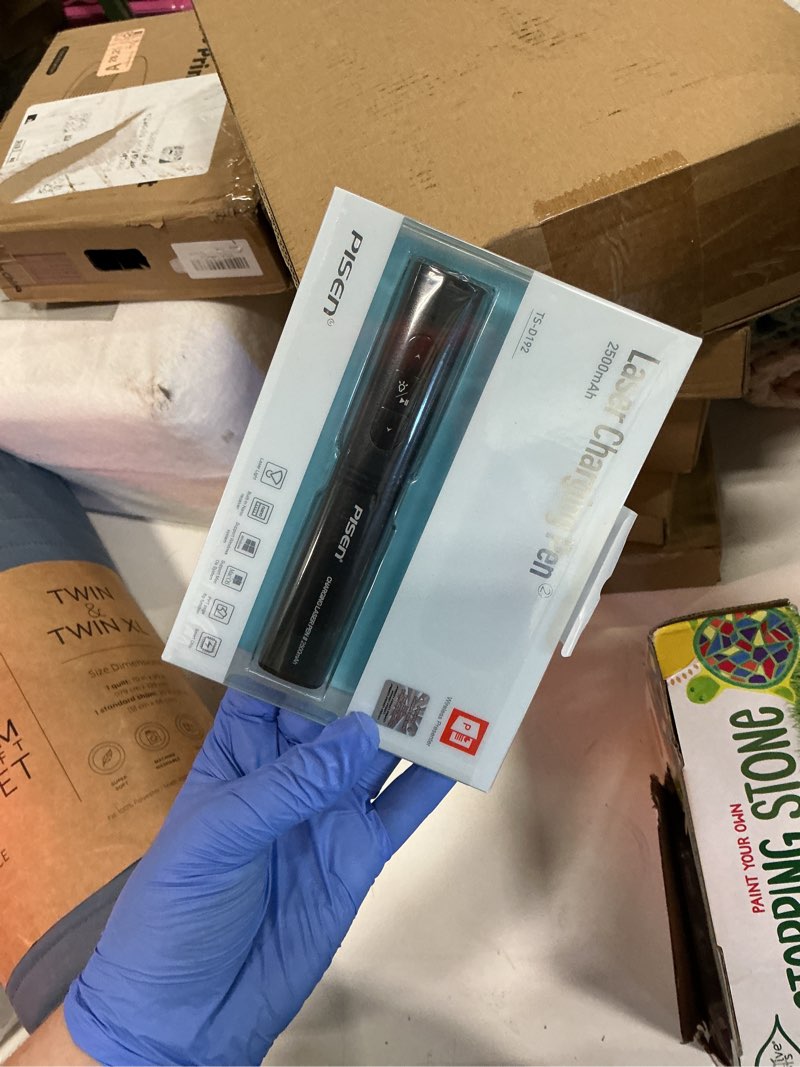 Condition photo showing New/Like New for pisen rechargeable wireless presenter laser pointer & 2500mah power bank (2.4ghz remote control pen) (black )