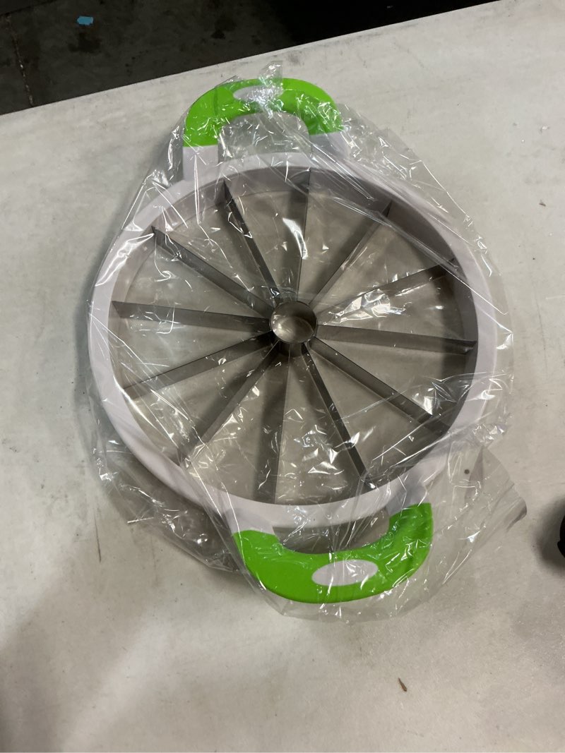 Condition photo showing Good Condition for zah melon slicer multifunctional handheld round divider watermelon cutter fruits cutting slicing kitchen tools