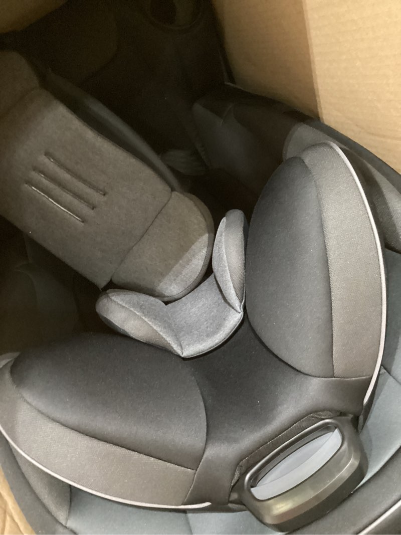 Condition photo showing As Is for safety 1st grow and go all-in-one slim convertible car seat, rear facing, 5-40 lbs, forward facing (30–65 lbs), high back booster seat 40-100 pounds, black phantom black phantom original