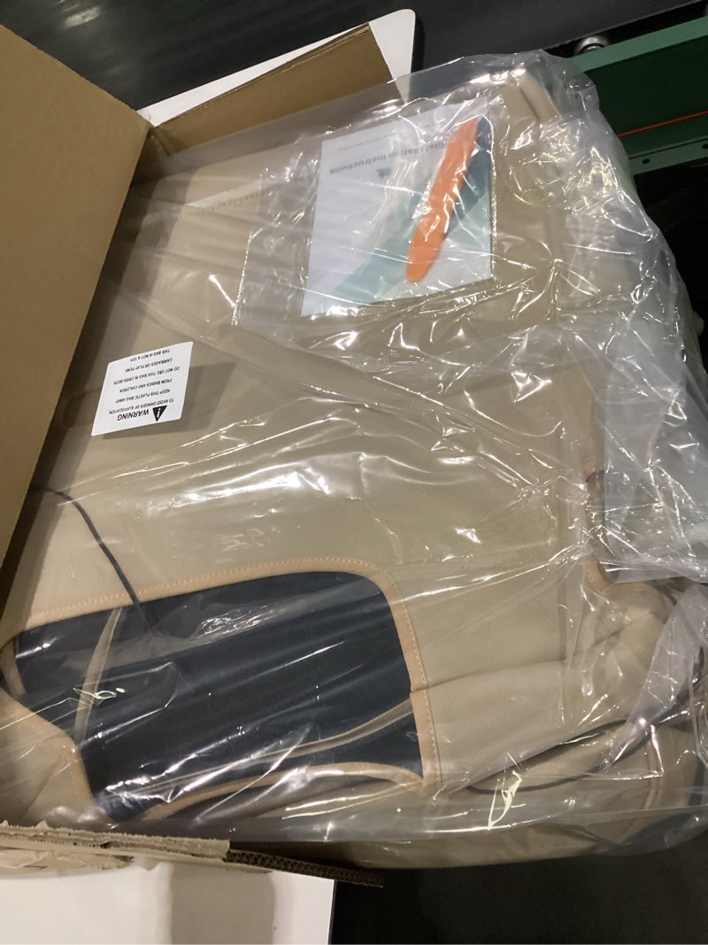 Condition photo showing Good Condition for aomsazto custom fit seat cover for honda crv 2017 2018 2019 2020 2021 2022 full set cr-v seat covers 5 seats, waterproof car seat cushion, faux leather beige beige 2017-2022 5 seats