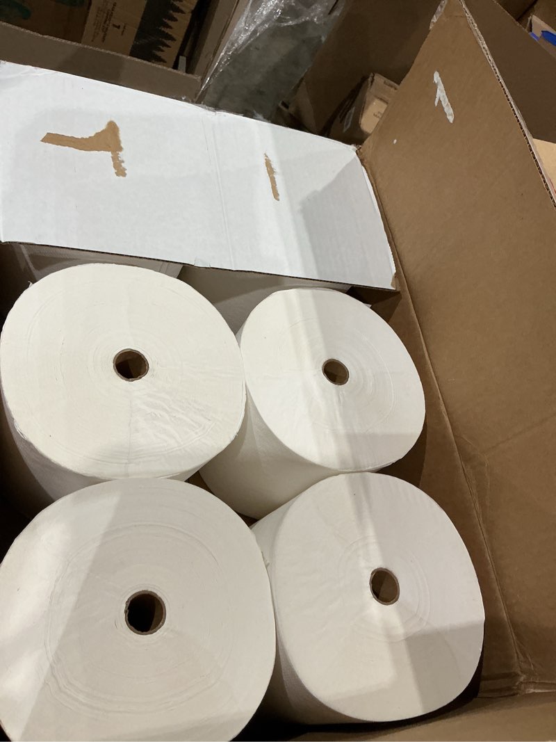 Condition photo showing New/Like New for genuine joe hardwound roll towels, white, 7" x 850', 6 count white 7" x 850' (pack of 6)