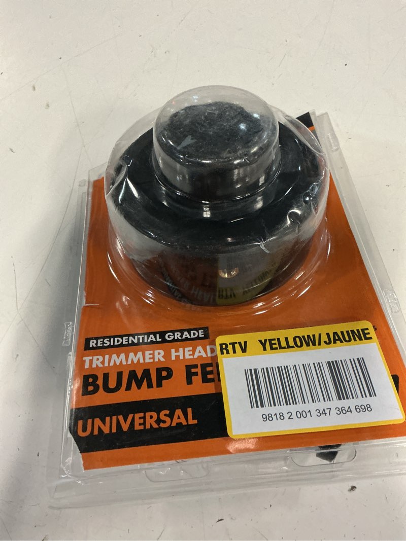 Condition photo showing As Is for powercare universal fit replacement bump feed head for gas and select cordless string grass trimmer/lawn edger