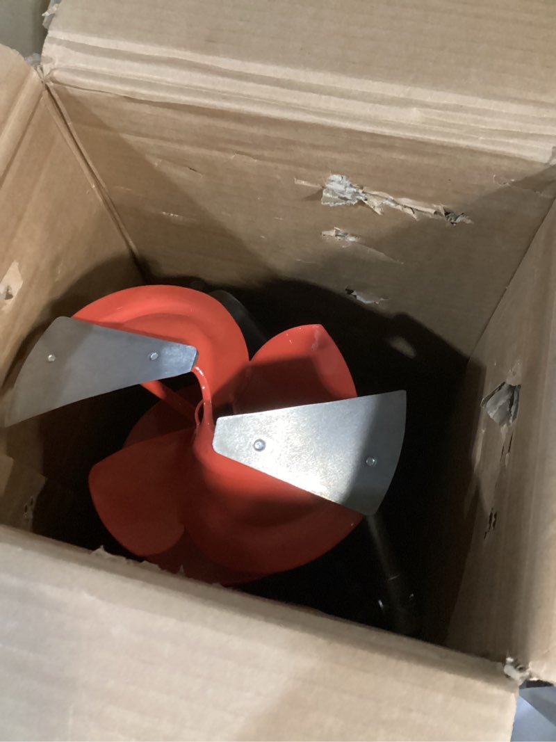 Condition photo showing As Is for THUNDERBAY 8" Folding Hand Auger with Dual-Curved Blades