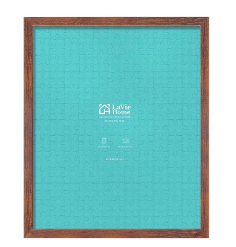 LaVie Home 24x30 Picture Frame Brown, Puzzles Frame for Wall Decoration, Classic Brown Minimalist Style Suitable for Decorating Houses, Offices, Hotels, Puzzles Posters Photos or Artwork?1 Pack?