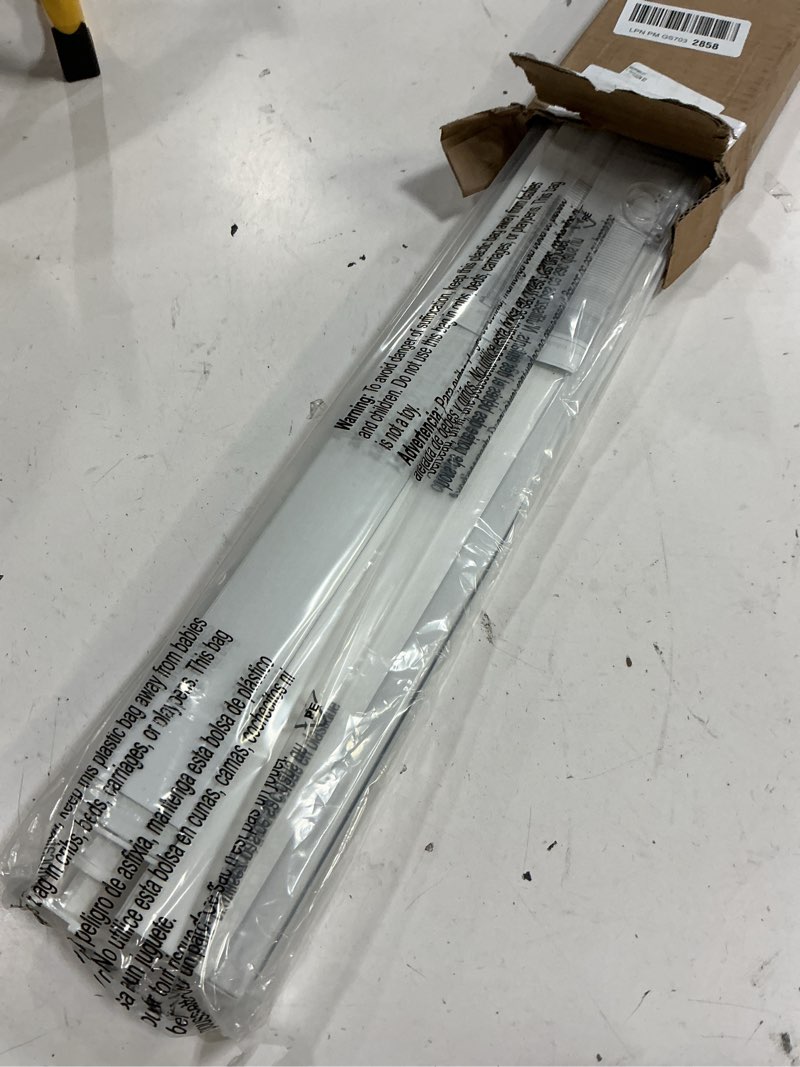 Condition photo showing Good Condition for lazblinds no tools no drill cordless cellular shades, light filtering honeycomb shades for home, thermal insulation blinds for windows, 34" w x 64" h, white light filtering-white 34" w × 64" h