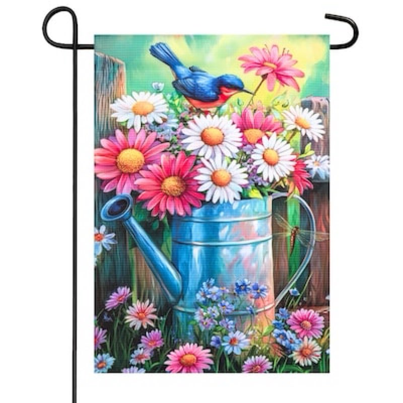 Style Selections 1-ft W x 1.5-ft H Spring Garden flag