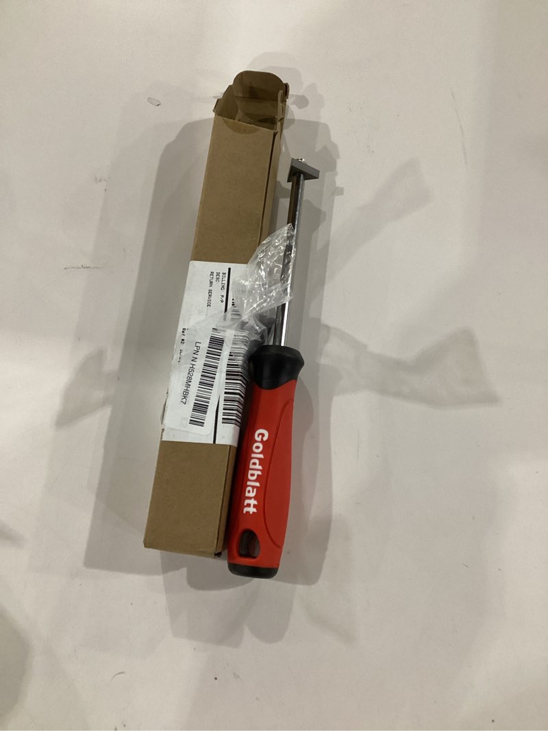 Goldblatt Grout Removal Tool with Replacement Carbide Tip - Professional Grout Cleaner, Caulking Remover, Scraper with Soft-Grip Handle, for Cleaning Floor Ceramic Tile Gaps, Tile Joints or Corners