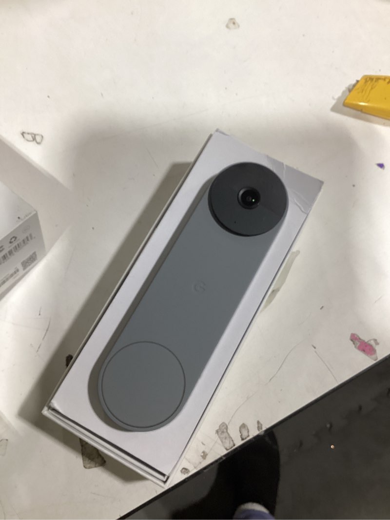 Condition photo showing Good Condition for Similar product Google Nest Doorbell (Wired, 3rd Gen) - 2K Video and Gemini, Live View, Night Vision, 2-Way Audio - Works with Google Home - 2025 Model - Hazel