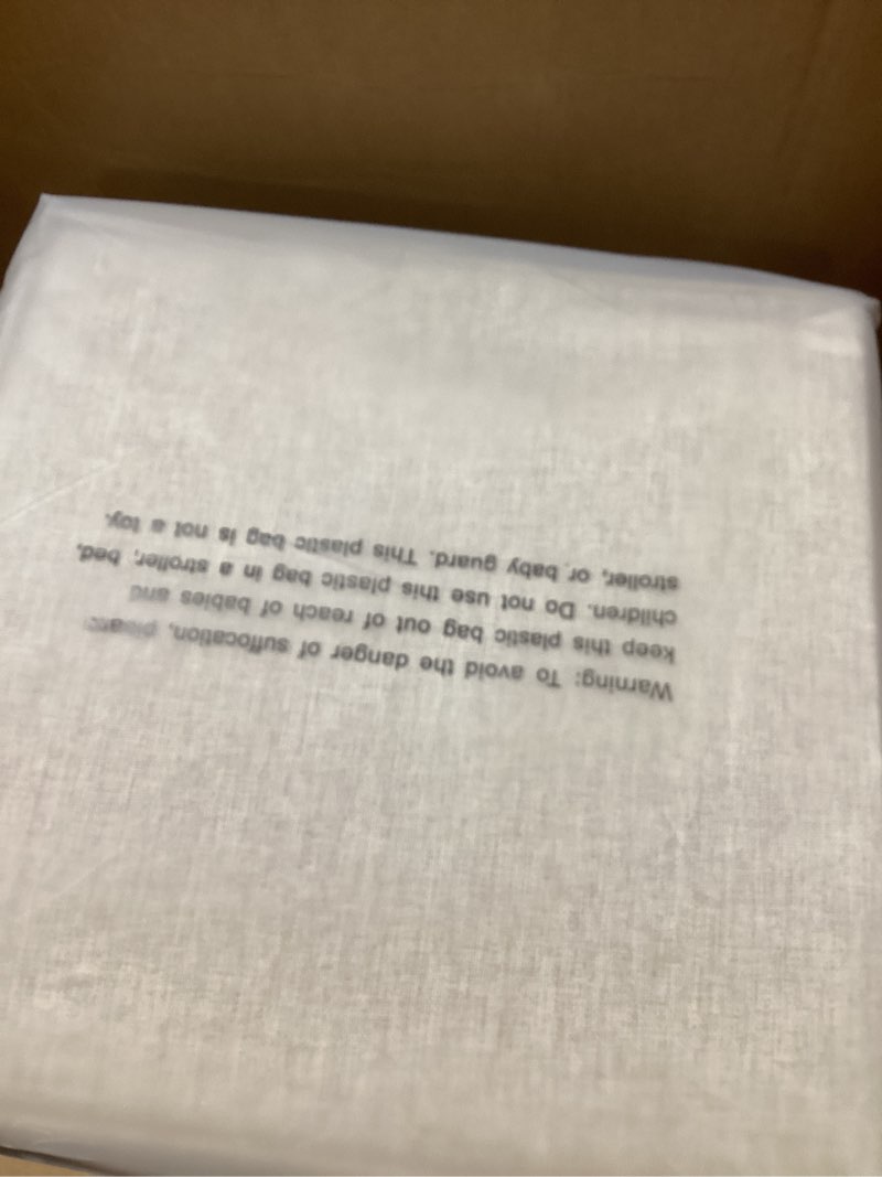 Condition photo showing New/Like New for 13x13 Cube Storage Bins, Collapsible Fabric Storage Box, 4 Pack Closet Baskets with Handles for Organizing, Shelf, Toys, Clothes, Home, Office, Nursery (Beige&White) Beige / Off-White Cube - 13"x13"x13"