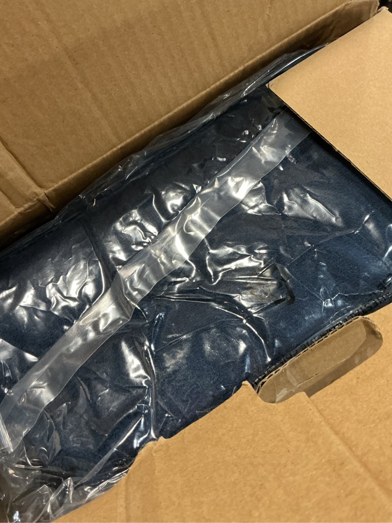 Condition photo showing New/Like New for Electric Heated Blanket Queen Size 84"x90" - Dual-Sided with Microplush & Sherpa Fabric, 4 Heat Settings & 10 Hours Auto Off, Dual Controller, Machine Washable - Dark Blue 07-dark Bule Queen(84"x90")