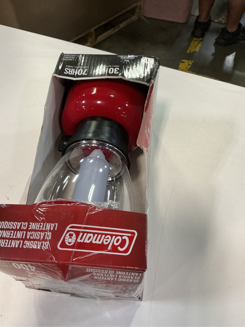 Condition photo showing Good Condition for coleman personal led lantern with 4d battery, water and impact-resistant lantern with carry handle shines up to 700 lumens, lifetime led lights never need replacing