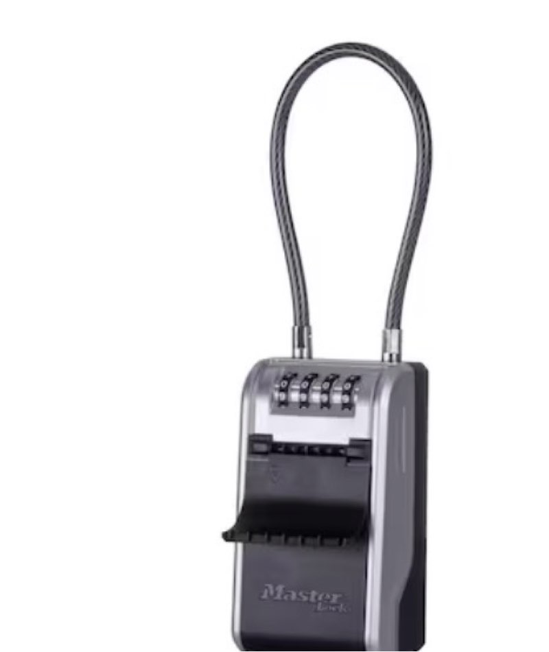 Master Lock Doorknob Combination Dials Lock Box