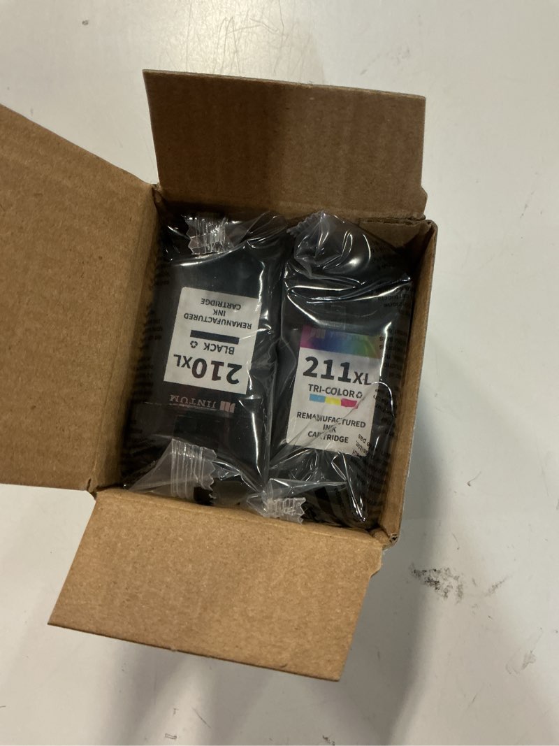 Condition photo showing Good Condition for jintum 210xl and 211xl ink cartridges remanufactured for canon 210xl 211xl combo pack compatible with canon pixma mx410 mx350 mx340 mp495 mp250 (pg-210xl/cl-211xl, 1 black + 1 tri-color)