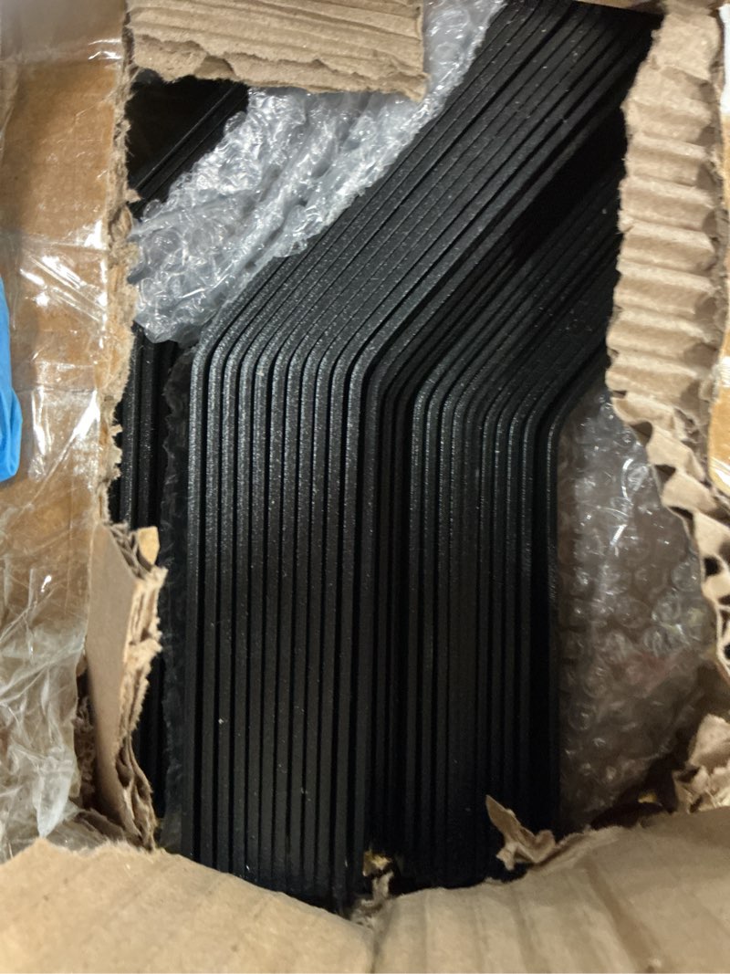 Condition photo showing Good Condition for deck balusters 32-1/4 inches heavy duty iron deck balusters with screws 51 pack metal deck spindles balusters iron deck spindles? wave arc baluster for outdoor stair deck porch 32.25 inch 51