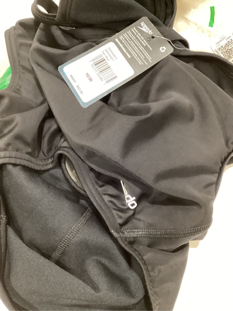 Condition photo showing item condition for Speedo Womens Swimsuit One Piece Prolt Flyback Solid Adult Team Colors Eco Team Black 36