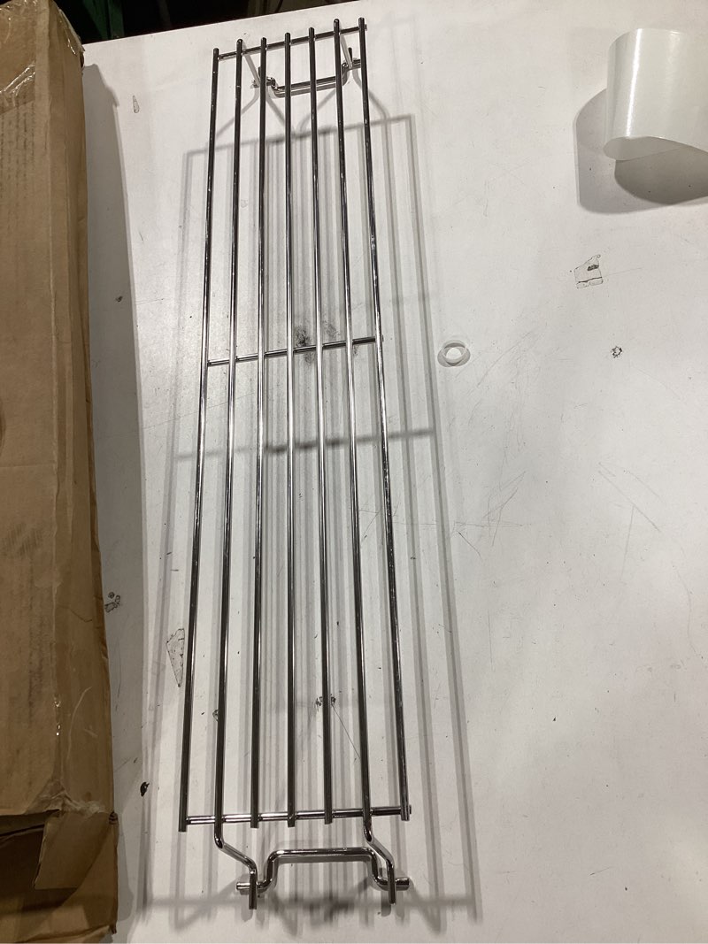 Condition photo showing Good Condition for qulimetal stainless steel warming rack for weber spirit 300, grill parts for weber spirit 2 300 series grills with front control knobs, 7641 upper rack for weber genesis silver gold b/c grills