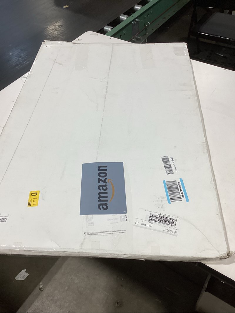 Condition photo showing As Is for akonege 4 pack 36" x 48" trifold poster board for presentation, black corrugated cardboard large tri fold poster board for science fair, office & school projects, photo displays, exhibitions event black 4 pack
