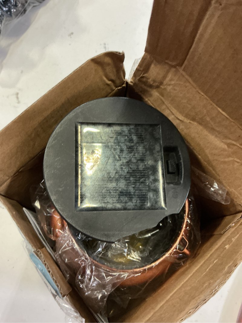 Condition photo showing As Is for bigfoot solar lanterns outdoor waterproof hanging solar lights big foot sasquatch gifts for men women metal decorative led lanterns for yard, patio, lawn, pathway, landscape, garden decor 1 bigfoot