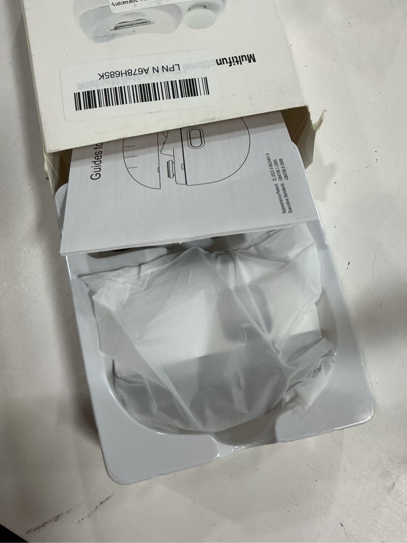 Condition photo showing New/Like New for Automatic Nail Clipper Electric Nail Trimmer Polisher 3 in 1 Portable Fingernail Cutter with Light 2 Speeds File Nail Clip Storage Rechargeable Safety Trimmer for Seniors Adults Kids Baby (White)