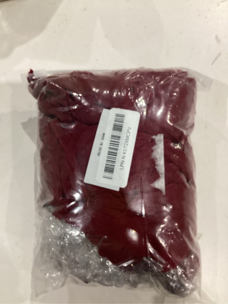 Condition photo showing Good Condition for 4 Pack 120 Inch Burgundy Cheesecloth Table Runner Boho Rustic Gauze Sheer Romantic 10 FT Long Cheese Cloth Table Runner for Bridal Baby Shower Wedding Party Birthday Holiday Home Easter Decor Burgundy 4