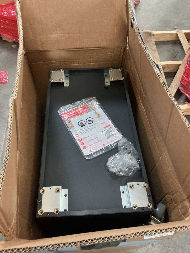 Condition photo showing As Is for 5 Drawer Tool Chest with Wheels, Rolling Tool Storage Cabinet Cart, Portable Toolbox Organizer with Locking System, Drawer Liners for Garage, Workshop, Shop, Mechanic, Black