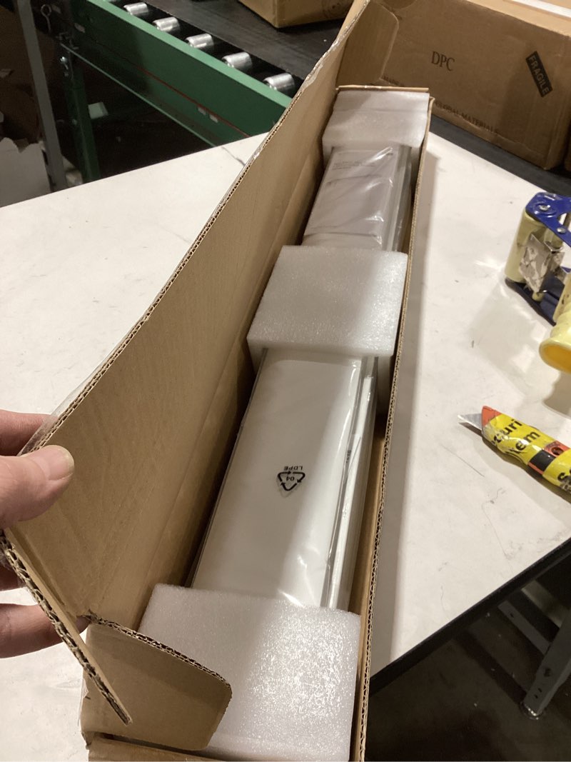 Condition photo showing New/Like New for Allesin No Drill Motorized Roller Blinds – Rechargeable Electic Blackout Shades with Cassette Cover, Utral-Quiet Motor, Automatic Blind with Remote for Indoor Windows (Smoky Gray, 31" W x 72" H) Smoky Gray 31"W x 72"H