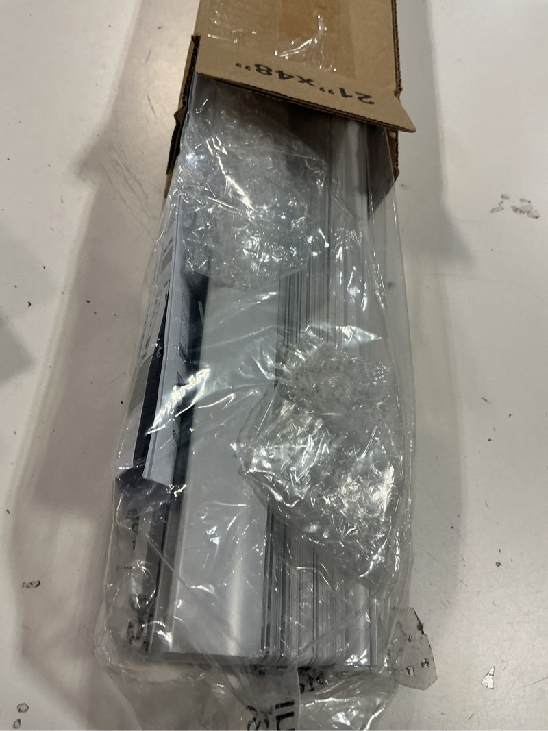 Condition photo showing Good Condition for LazBlinds Cordless White 1" Room Darkening Vinyl Mini Blinds, 20" W X 64" H Horizontal Window Blinds for Home, Cordless Shades for Indoor Windows White 20"W X 64"H