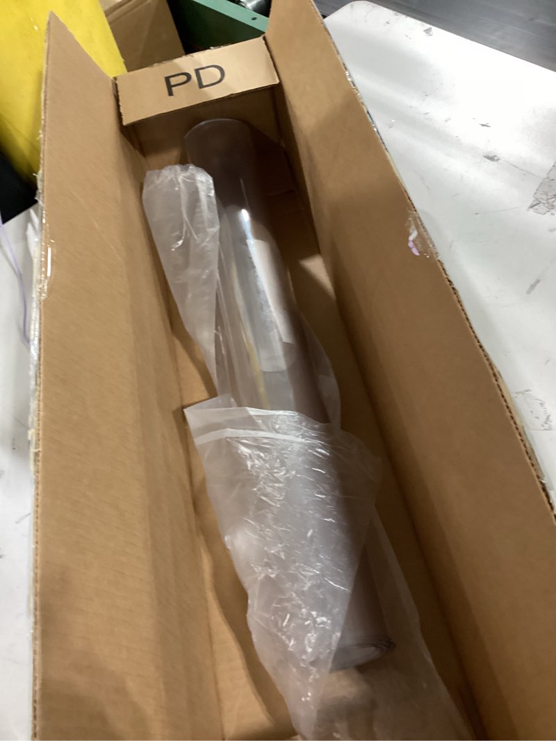 nap2well clear table cover protector rectangle, 24 x 48 inch 1.5mm transparent plastic table protect