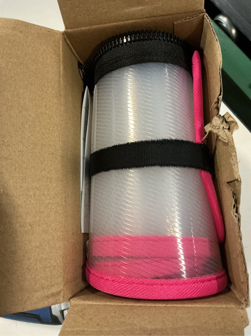 Condition photo showing New/Like New for supet raised inflatable dog cone collar to stop licking, soft dog cone alternative after surgery, doggie neck donut collar for small medium large dogs donut pink l(neck 12"-16")
