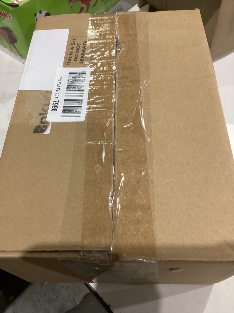 Condition photo showing As Is for Chunful 2 Pcs Christmas Tree Rattan Napkin Holder Christmas Tree Cocktail Tissue Towel Paper Utensil Dispenser Storage Xmas Decorative Woven Basket Gift for Table Kitchen Dinner Picnic Party