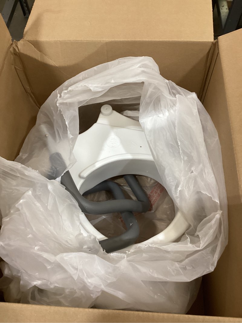 Condition photo showing Good Condition for carex e-z lock raised toilet seat with handles - 4.5 inch toilet seat riser with arms, toilet riser fits most toilets, elongated or round, toilet seat lifter, white