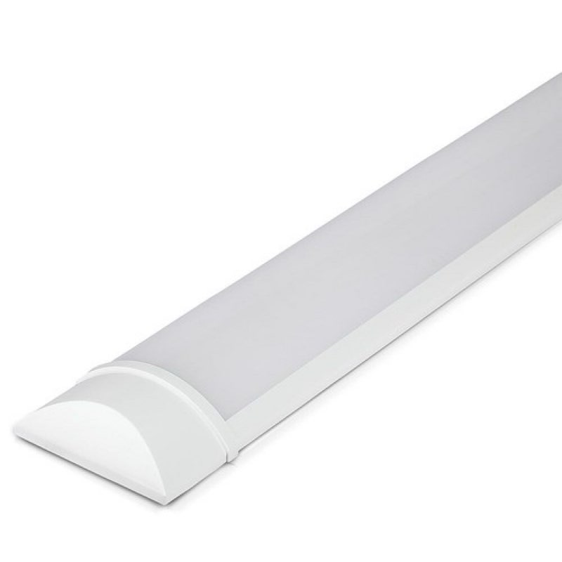 (4 pack)led batten light slim 4ft 36w ceiling fitting low profile 3000k 120cm ledbrite