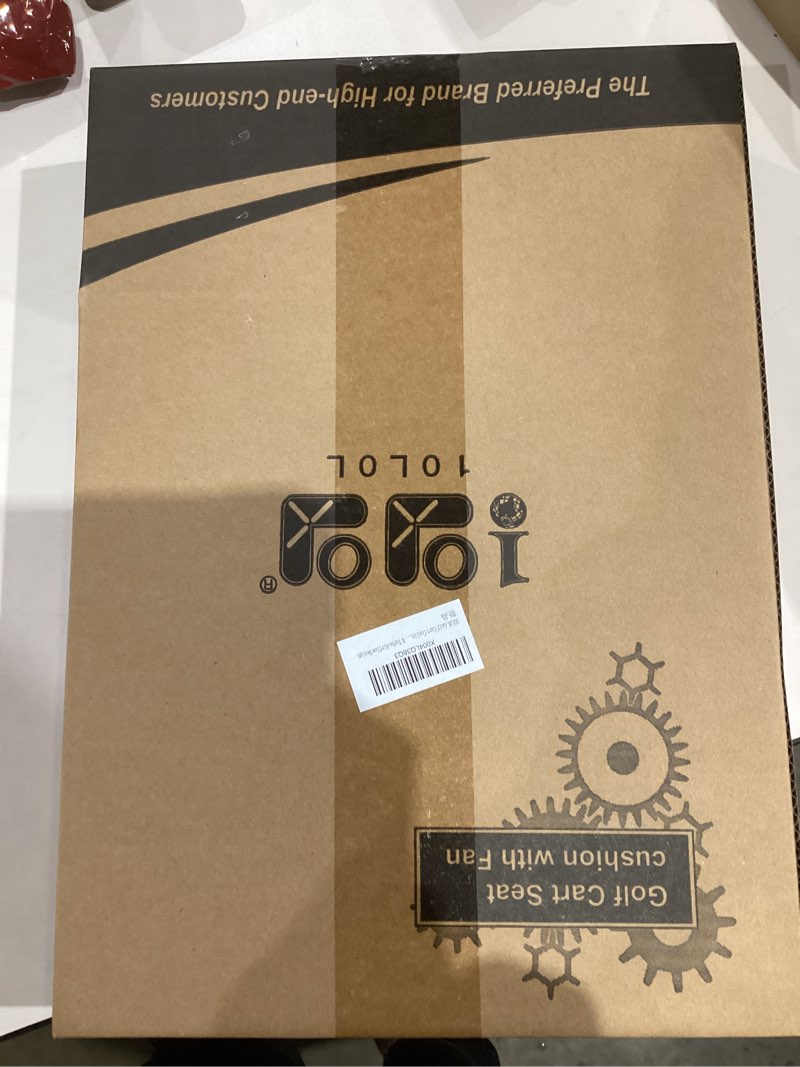 Condition photo showing New/Like New for 10L0L Golf Cart Cooling Seat Cushion with 8 Fans - Universal for Yamaha EZGO Club Car, 3-Speed Ventilated Seat Pad, USB-Powered with Ice Silk Fabric & Turbo Airflow Design