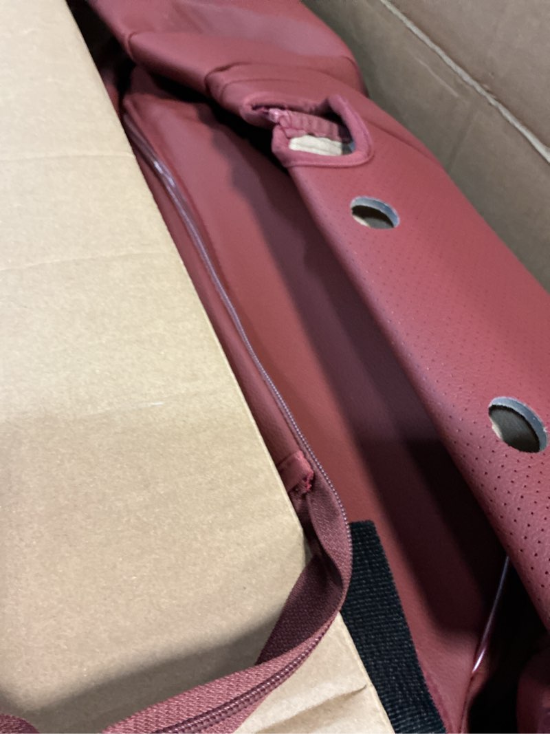 Condition photo showing Good Condition for ekr prius seat covers for toyota prius le 2023 2024 2025 2026(rear row without armrest) custom leather car seat cover full set,seat cushion protectors,faux leather(burgundy) leather(burgundy) 2023-2026 prius le