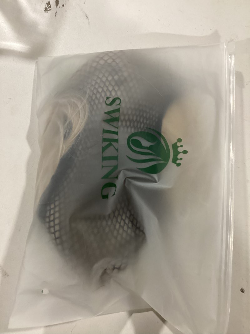 Swiking Blonde Bob Wigs for Women With Bangs Straight Shoulder Length Wig Soft Synthetic Hair for Co