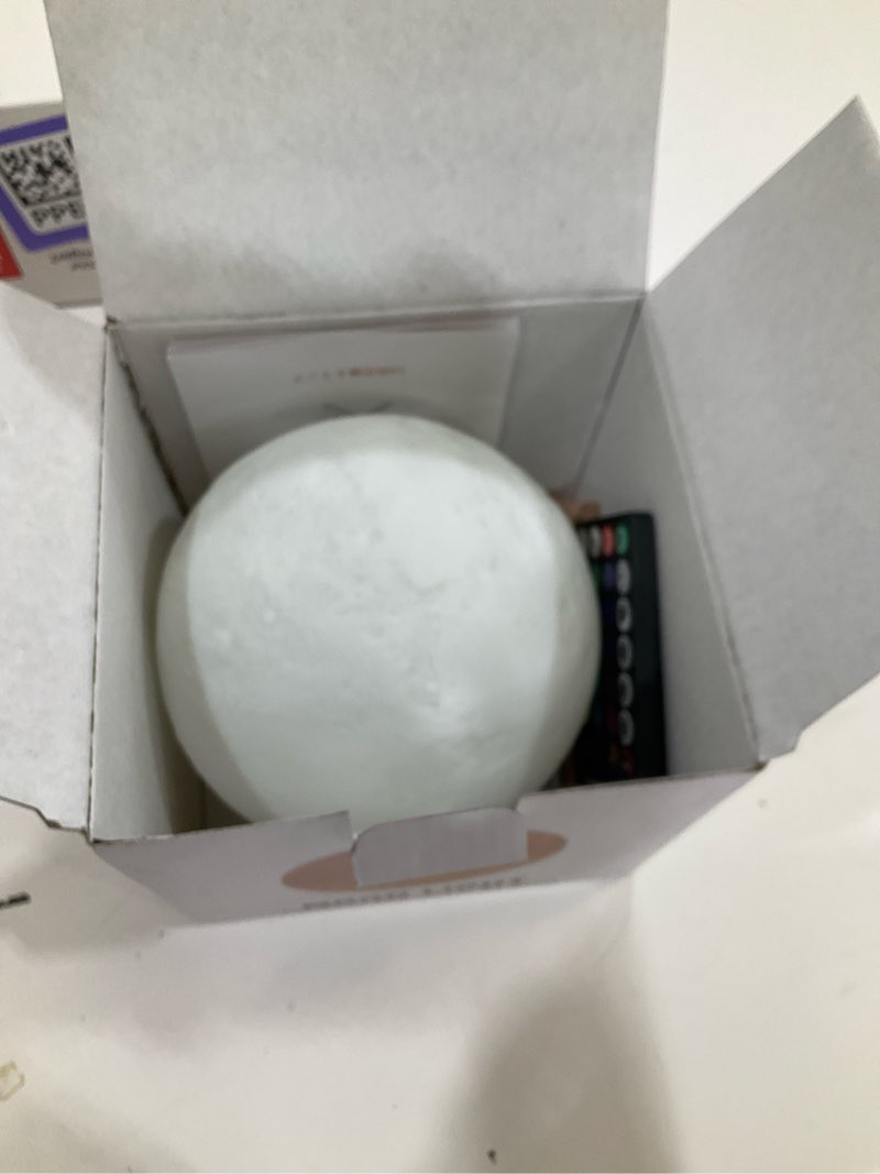 Condition photo showing Good Condition for logrotate moon lamp, 16 colors led night light for kids 3d printing moon light with stand& remote/touch control & timing, moon light lamp for kid friend birthday gifts, room decor (diameter 4.8 inch)