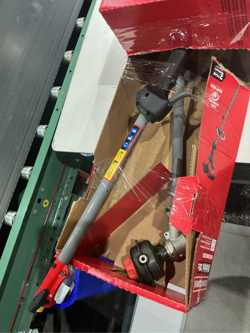 Condition photo showing As Is for craftsman ws2200 25-cc 2-cycle 17-in straight shaft attachment capable gas string trimmer