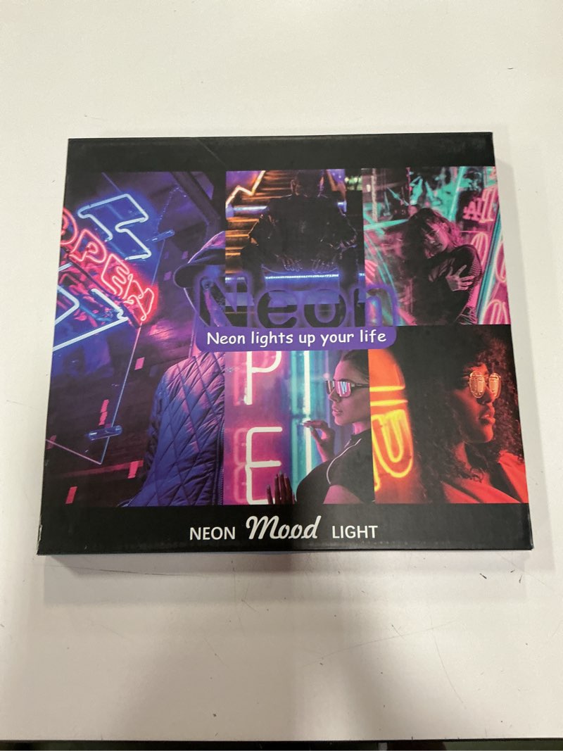 Condition photo showing New/Like New for Ineonlife Santa Claus Neon Sign, Merry Christmas Led Light Up Sign, Neon Sign Christmas Bar for Wall Decor Acrylic Board Suitable for Party Indoor Bedroom(13.4" x 13.8" / USB POWER)