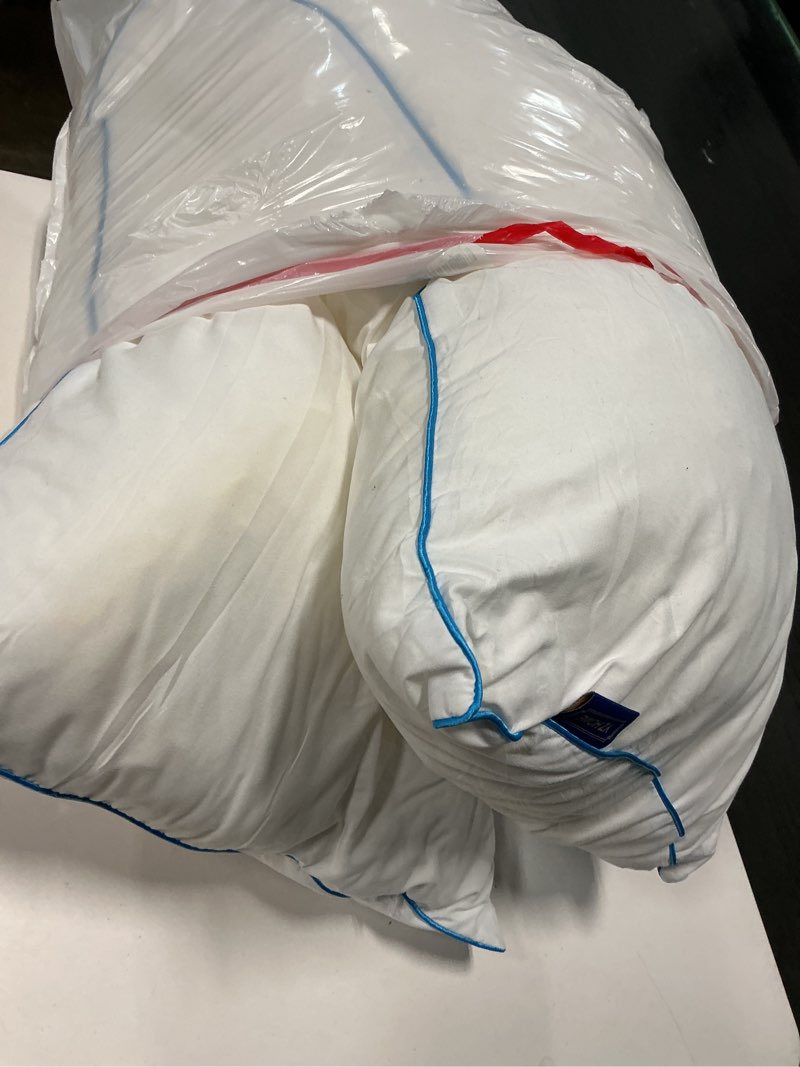 Condition photo showing As Is for YZ HOME Memory Foam Body Pillow Insert - Full Body Pillow for Adults - Soft Large Long Bed Pillow for Side Sleeper (White, 20 Inchx54 Inch) White New 20 Inchx54 Inch