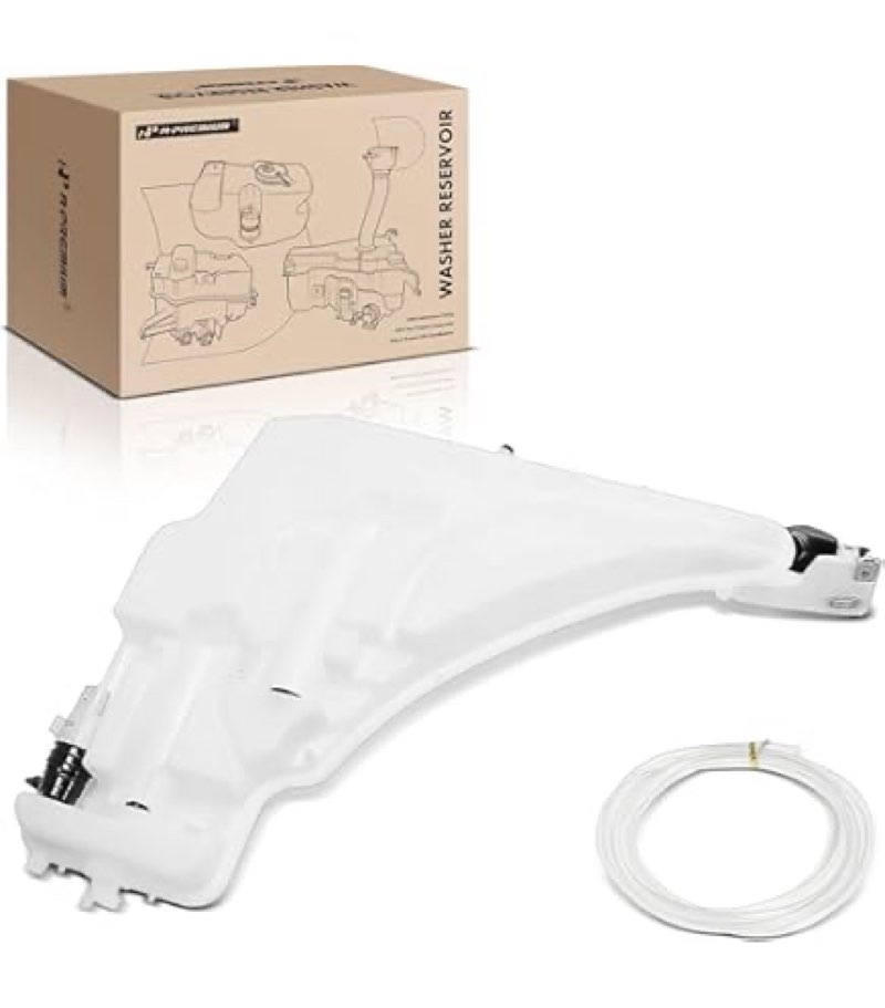 a-premium windshield washer reservoir compatible with select bmw models - 320i, 330i, 428i, 440i, m235i, m2, m4, 228i, 230i, 320i xdrive, with (tank/washer pump/cap/filler neck/hose/sensor/bracket)