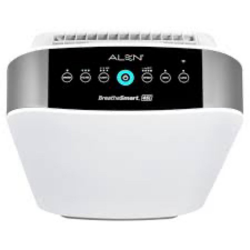 alen air purifier breathesmart 45i hepa with pure filter for large rooms |1900 sq. ft.| perfect for 
