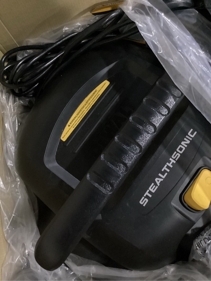 Condition photo showing Good Condition for dewalt stealthsonic quiet 12-gallon 5.5 hp corded wet/dry shop vacuum with accessories