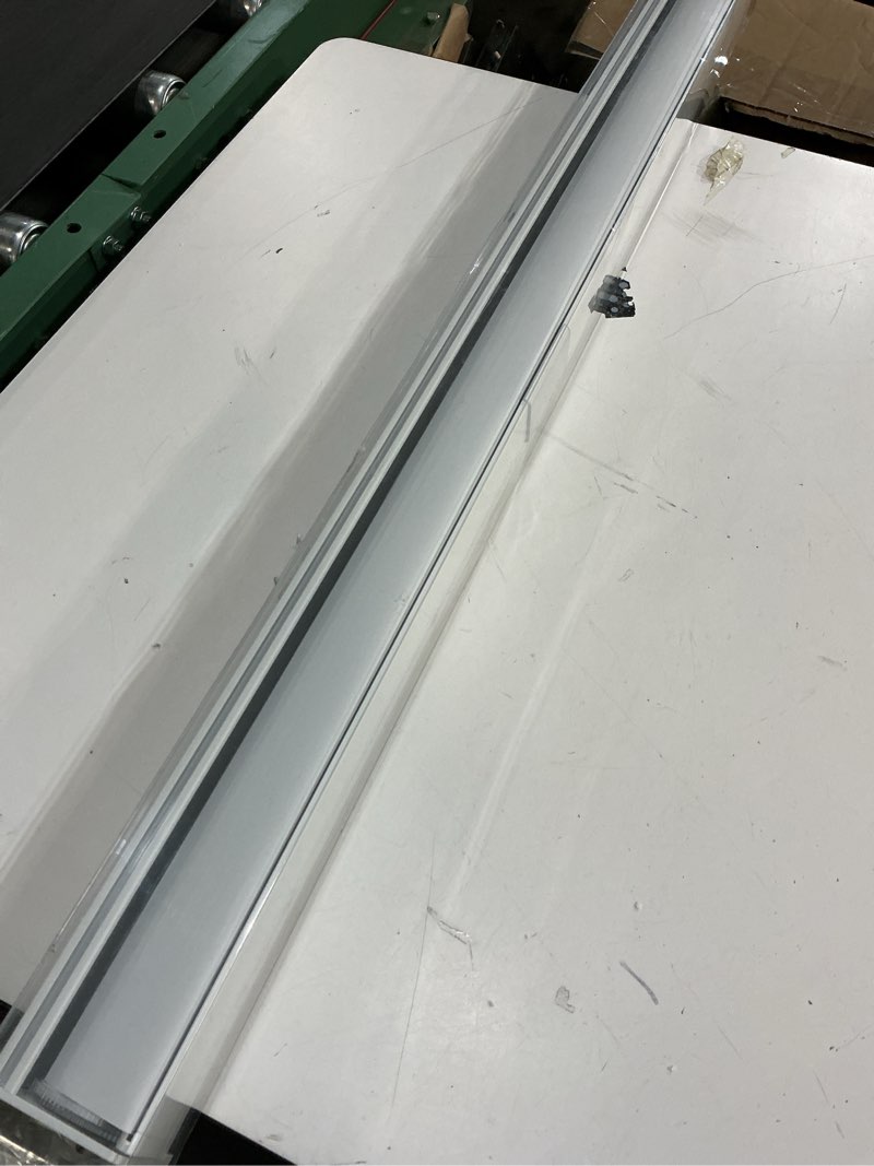 Condition photo showing Good Condition for AOSKY Blackout Roller Shades Cordless Blinds for Windows, Free-Stop Shades with Valance, Thermal Insulated Fabric, UV Protection, Natural Woven Blinds for Home and Office (37\" W x 72\" H, White) White 37\"W x 72\"H