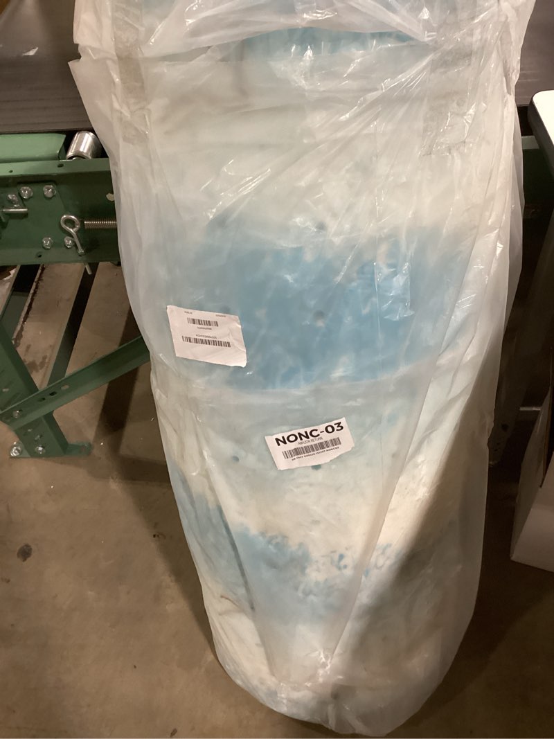 Condition photo showing Good Condition for Novilla Full Memory Foam Mattress Topper 3 Inch, Cooling Gel Infused, Ventilated Pressure Relief Pad, Medium Comfort for Sofa, RV, Camper, Dorm Room 3 Inch Blue Full